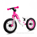Bicicleta infantil liga bicicleta colorida equilíbrio